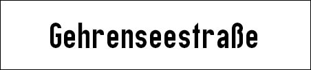 Bild: Gehrenseestraße