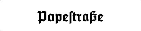 Bild: Papestraße (Vorortbahnsteig)