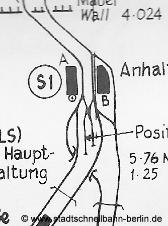 Bild: Gleisplan 1985