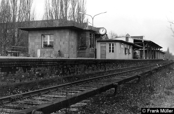 Bild: Bahnsteig um 1981