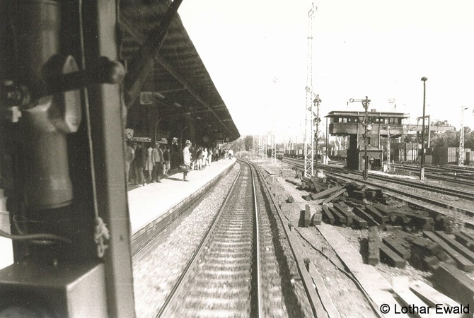 Bild: Einfahrt Bahnsteig