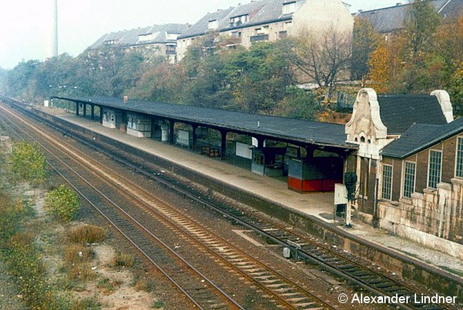 Bild: Bahnsteig um 1982