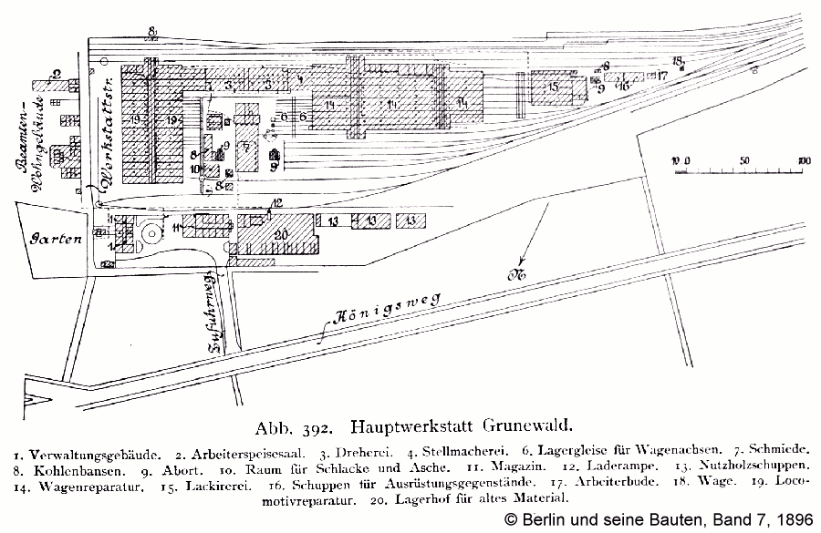 Bild: Plan Grunewald 1896