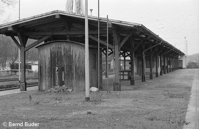 Bild: Bahnsteigansicht 1983