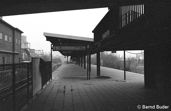 Bild: Bahnsteigansicht 1983