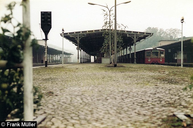 Bild: Bahnsteig B mit Zug