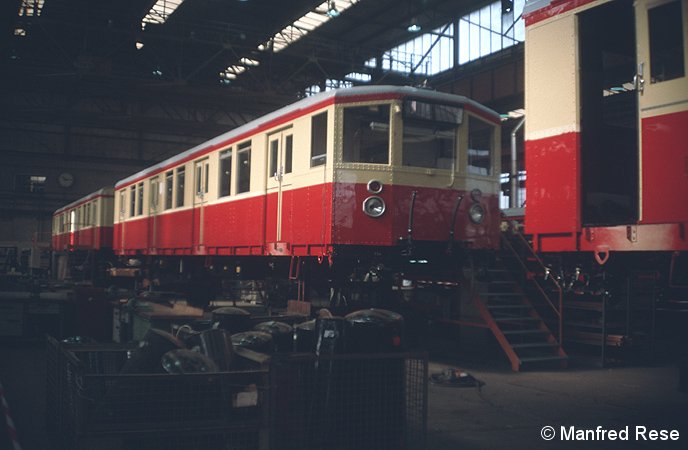 Bild: Modernisierung eines Triebwagens