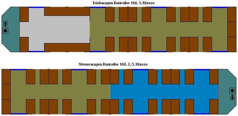 Bild: Sitzanordnung BR 168