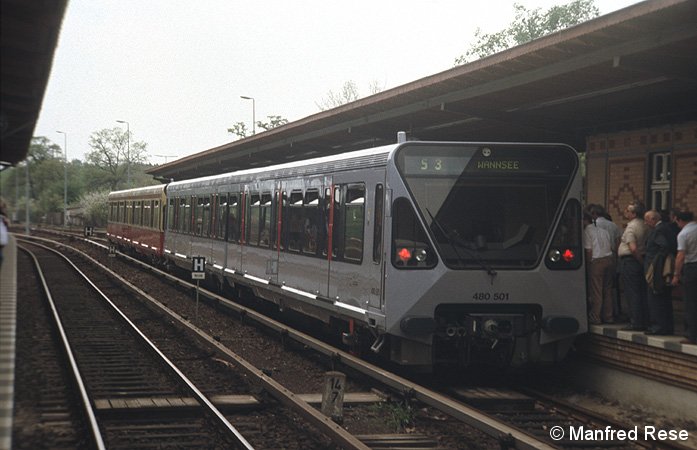 Bild: Vorstellung im Bahnhof Grunewald