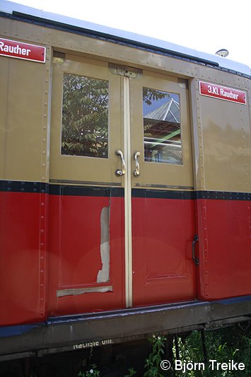 Bild: Schäden am Traditionsviertelzug im Mai 2012