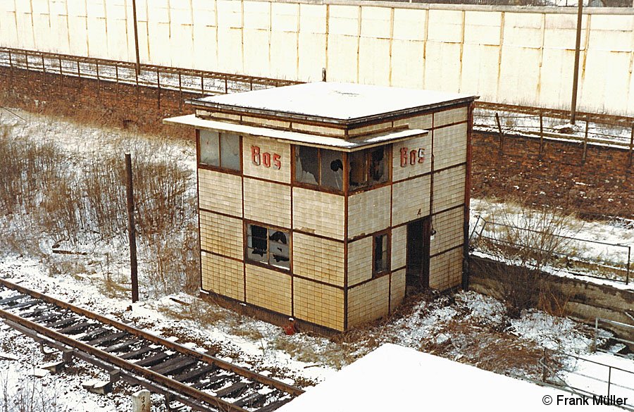 Bild: Mast industrielles Fernsehen Bornholmer Straße.