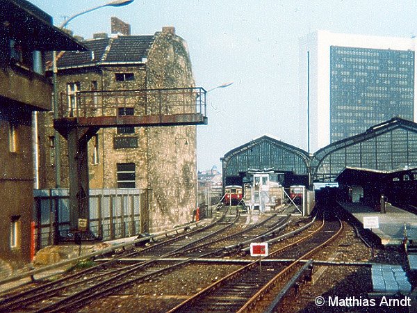 Bild: westliche Bahnhofsansicht 1984