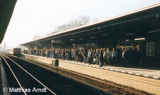 Bild: Fahrgastandrang Wannsee