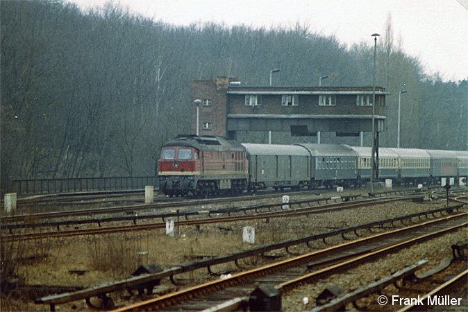 Bild: Transitzug durch Bhf Wannsee