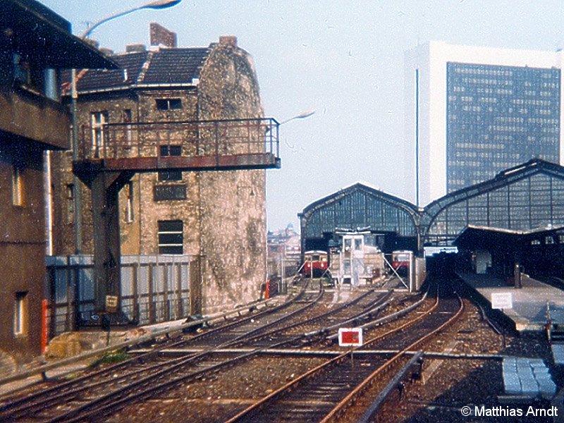 Bild: Gleissituation 1980er Jahre westliches Gleisfeld