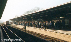Bild: Wannsee Fahrgastandrang