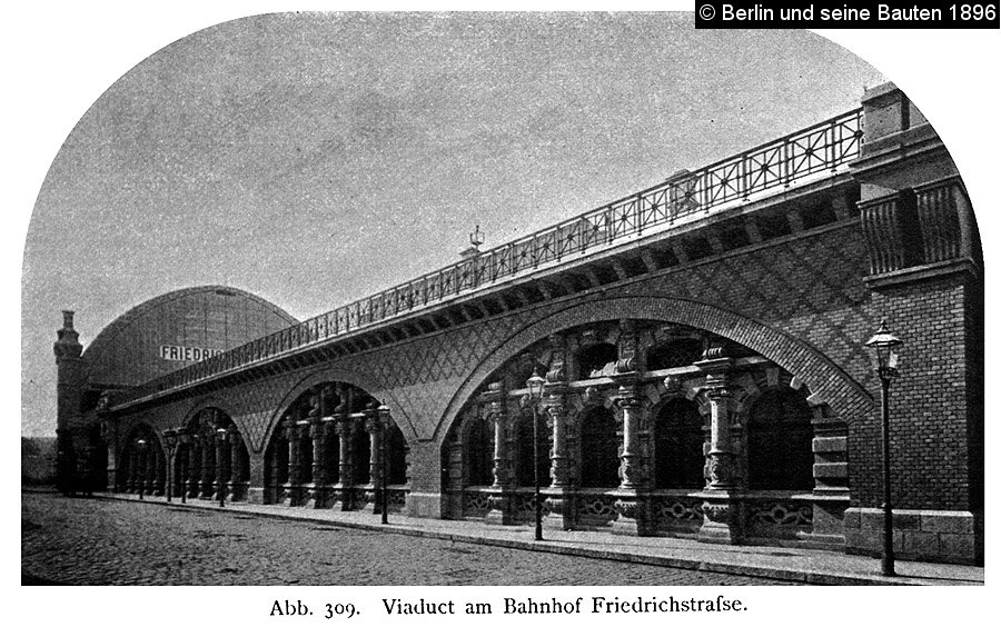 Bild: Viadukt am Bahnhof Friedrichstraße