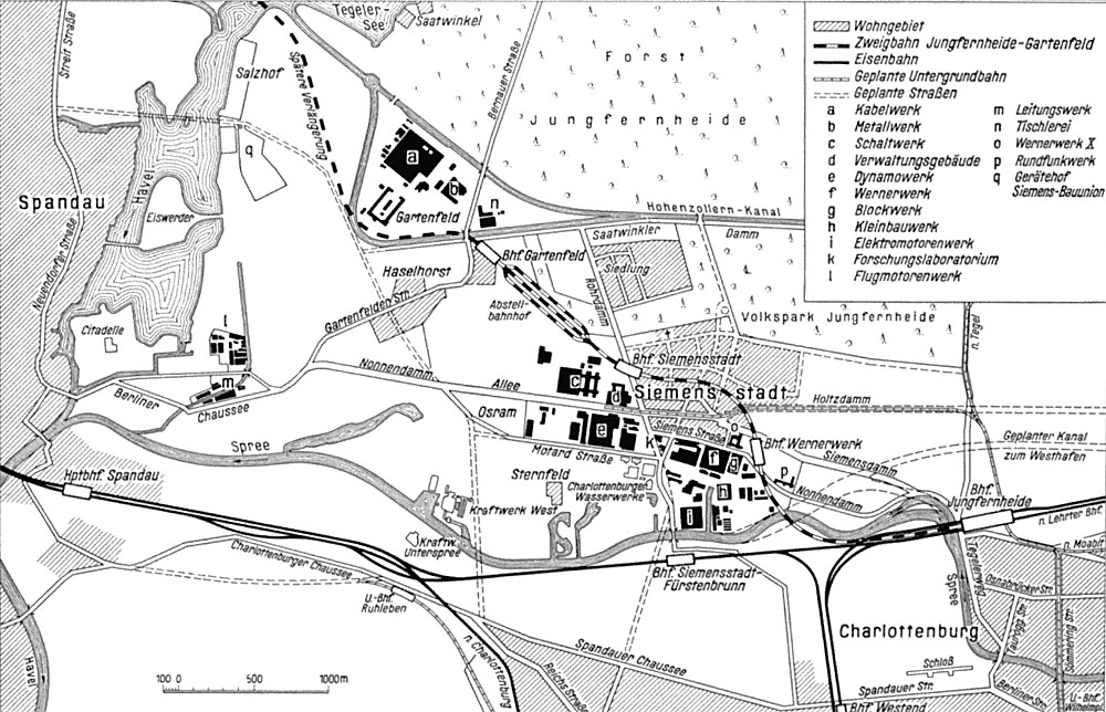 Bild: Lageplan von 1930