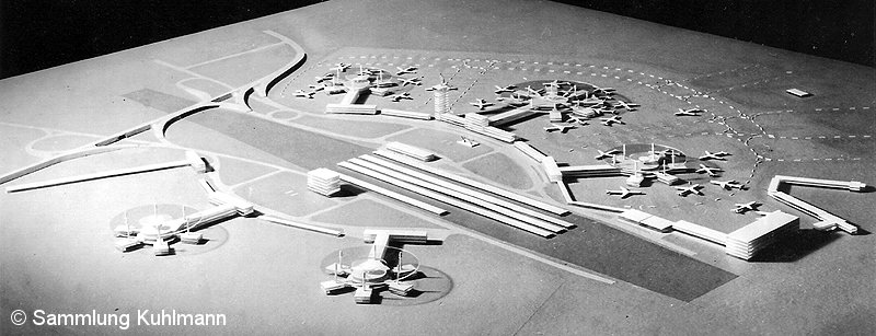 Bild: Modell Flughafen Bln-Schönefeld