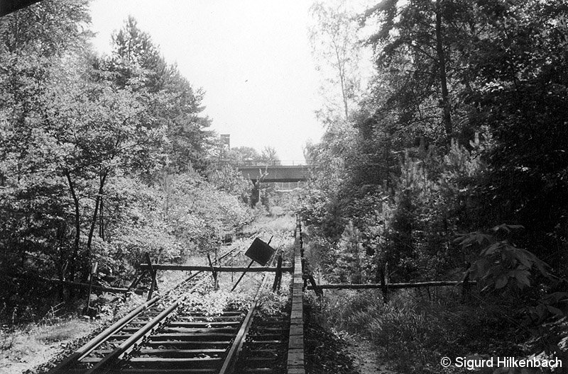 Bild: Grenzbarriere im Jahr 1962