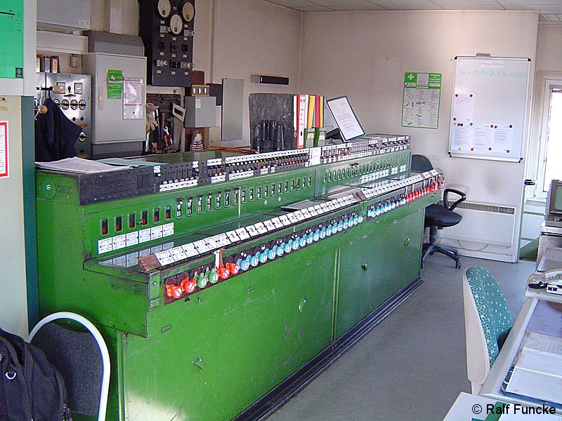 Bild: Stellwerk Okn - Hebelwerk 1