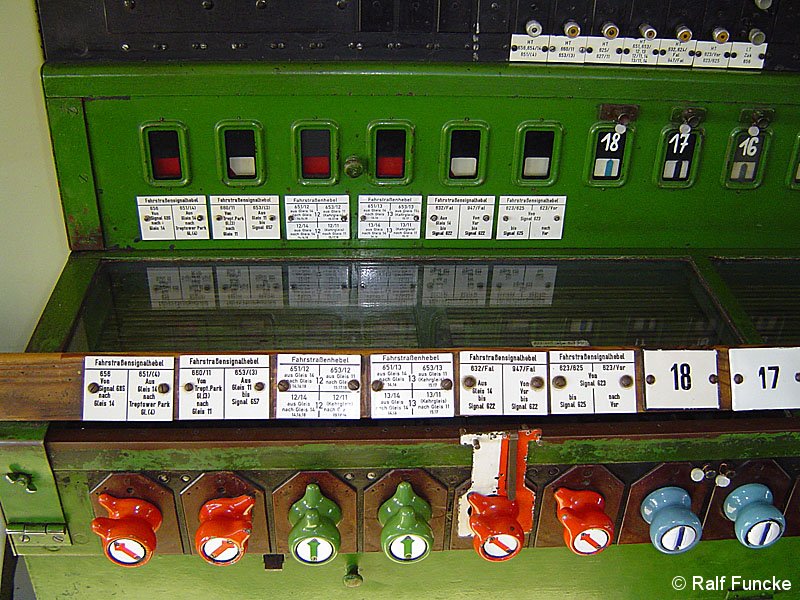 Bild: Stellwerk Okn - Hebelwerk 3