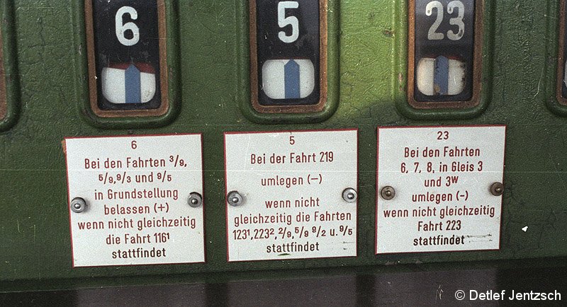 Weichenhebel