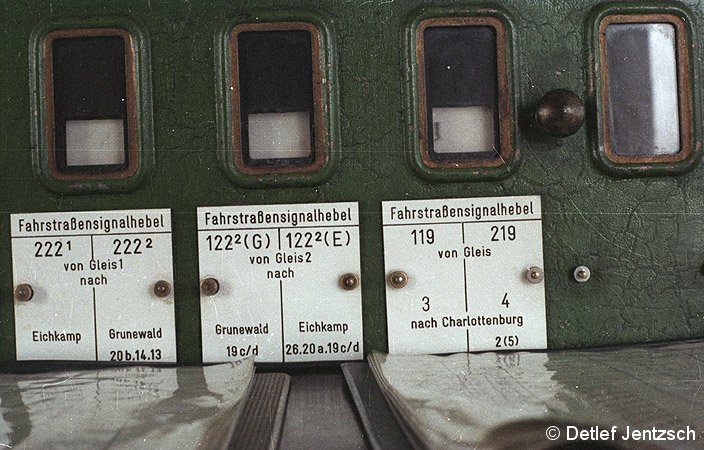 Fahrstraßenhebel 2